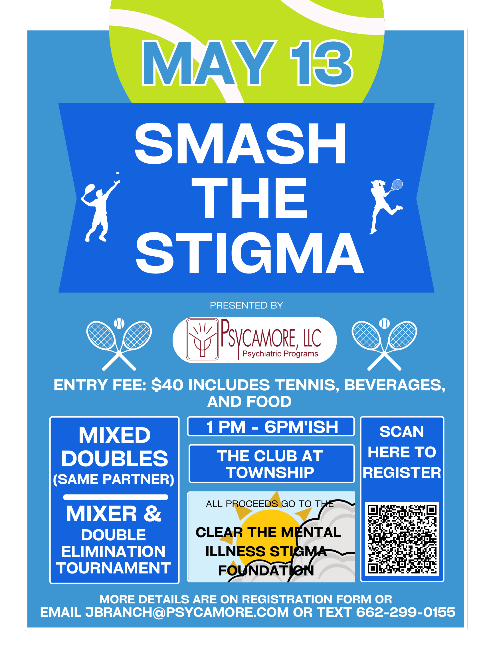 Smash the Stigma tennis tournament
